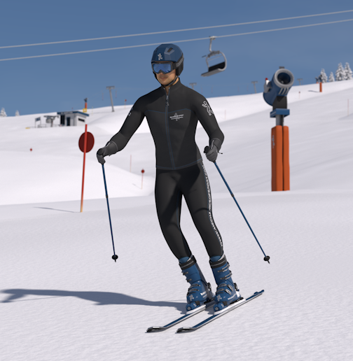 Parallel skiing